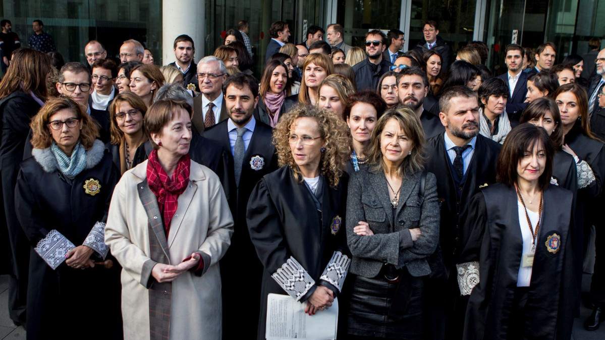 Protesta de jueces y fiscales