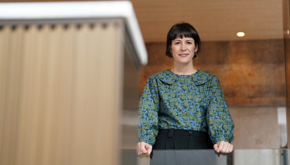 La actual portavoz nacional del BNG, Ana Pontón, posa para Europa Press, a 26 de noviembre de 2024, en Santiago de Compostela, A Coruña, Galicia (España). Pontón es la actual portavoz nacional del
