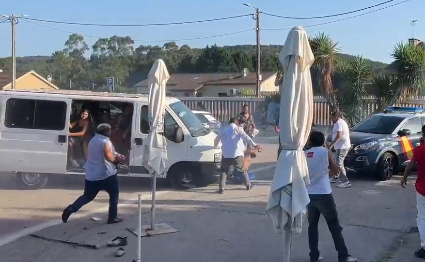 Atropello durante la pela en Ribeira