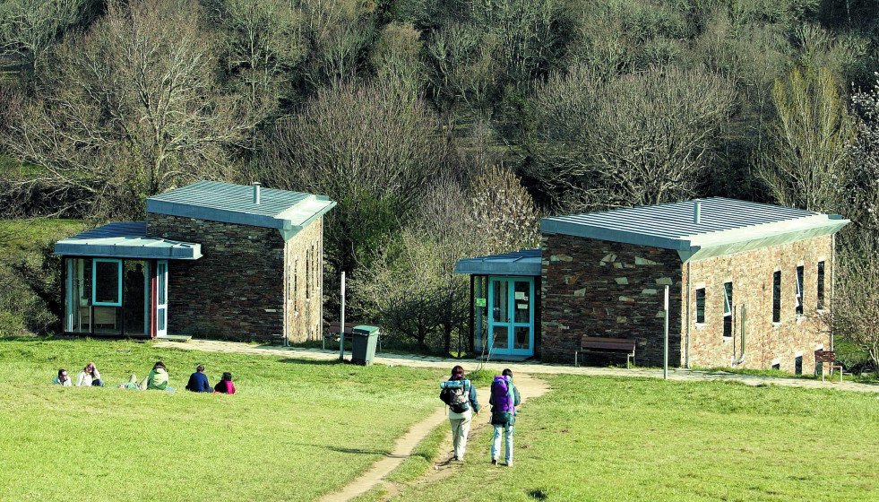 Albergue de la red pública de albergues de Galicia.