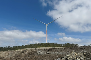 Parque eólido de Mondigo, entre Ribadeo y Trabada (Lugo), adquirido por RDG