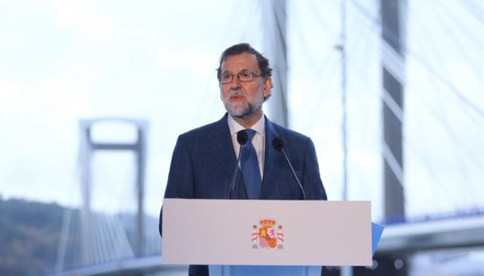 Rajoy, en la inauguración de Rande en diciembre