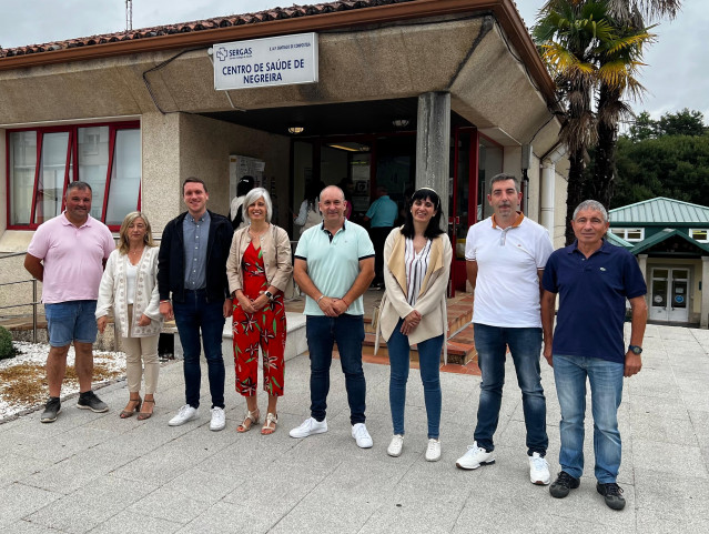 La diputada socialista Patricia Iglesias en Negreira