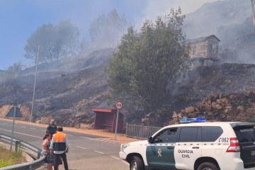 Incendio en Cerdedo-Cotobade