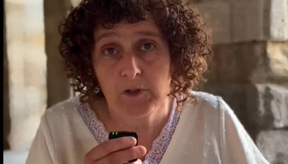 Sanmartin en un vídeo tras conocerse el no del IGVS a la solicitud del Ayuntamiento de Santiago para declarar un área de vivienda tensionada en la capital de Galicia