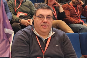 Francisco Pérez Caamaño en una imagen del PSOE de Noia