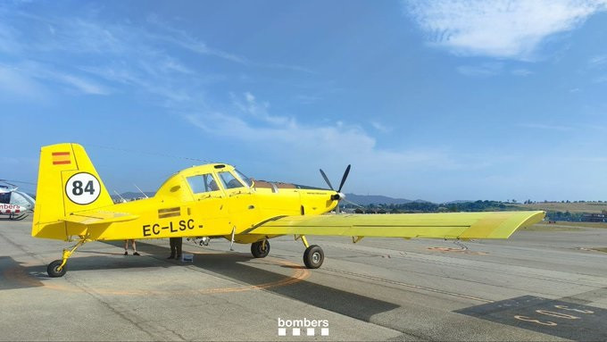 Avión enviado por el Govern