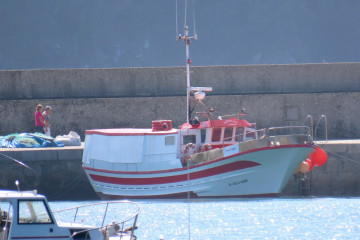 Pesquero hundido en Cedeira