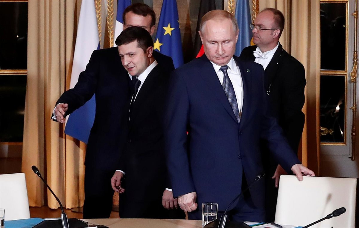 Putin y Zelenski