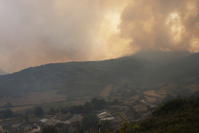 Incendio en Ourense