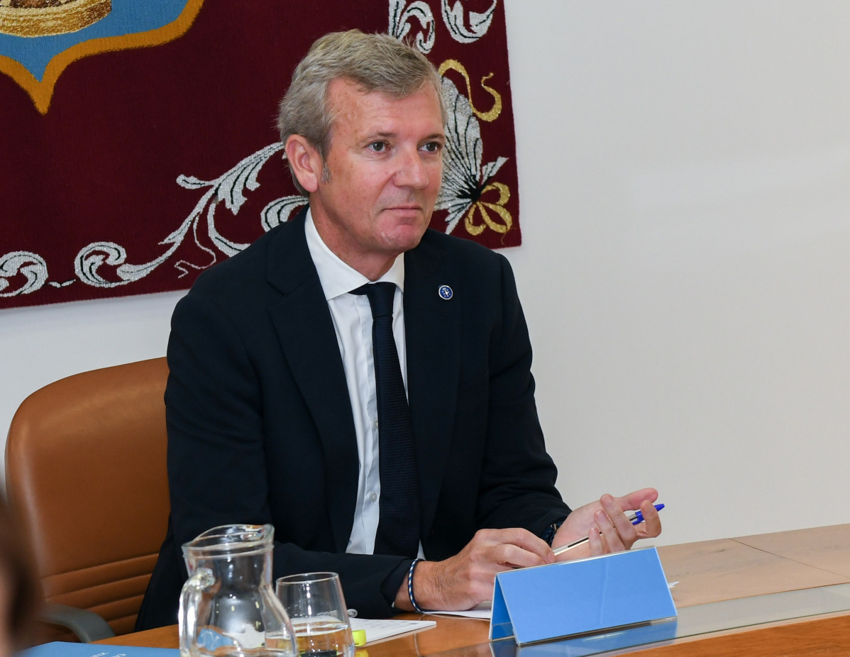 El titular del Gobierno gallego, Alfonso Rueda