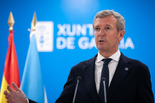 El presidente de la Xunta, Alfonso Rueda