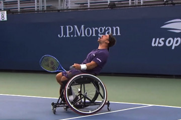 Martin de la Puente en el US Open