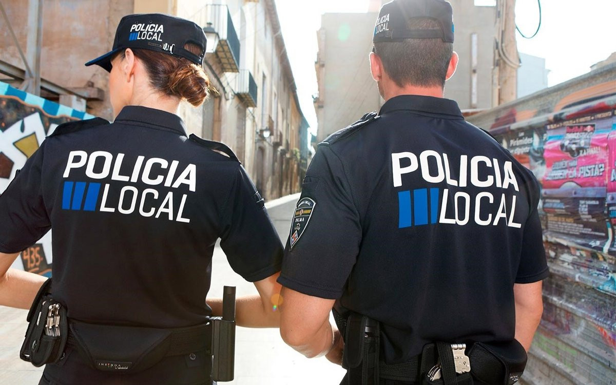 Policía local foto se archivo