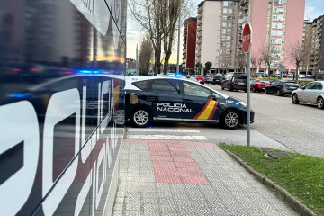 Coche patrulla de la Policía Nacional