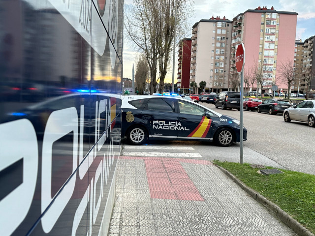 Coche patrulla de la Policía Nacional