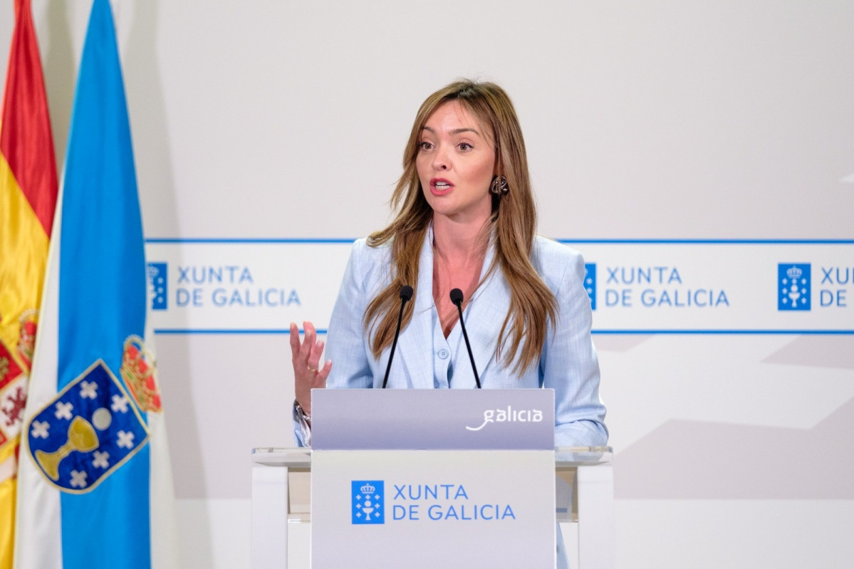 Archivo - La conselleira de Política Social, Fabiola García, en una intervención.
