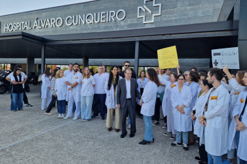 Imagen de la concentración en Vigo.