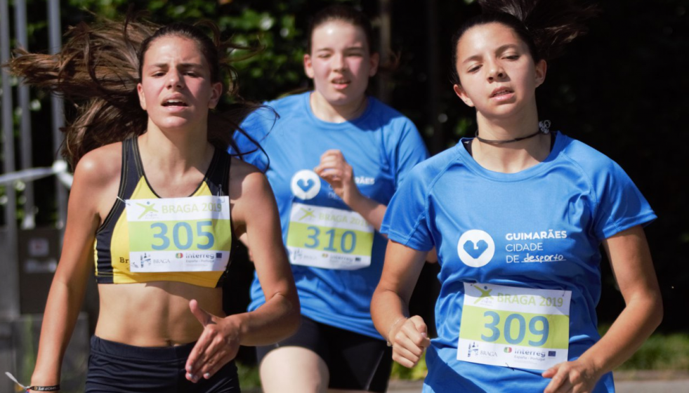 Corredoras en una pasada edición de la prueba de atletismo organizada por el Eixo Atlántico