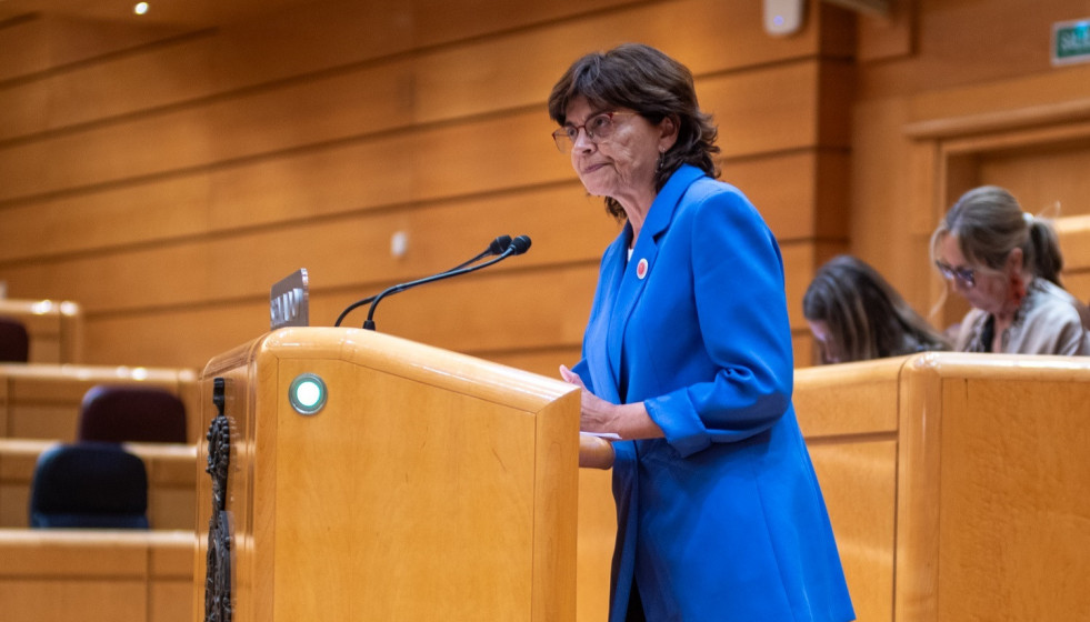 La senadora del BNG Carme da Silva.