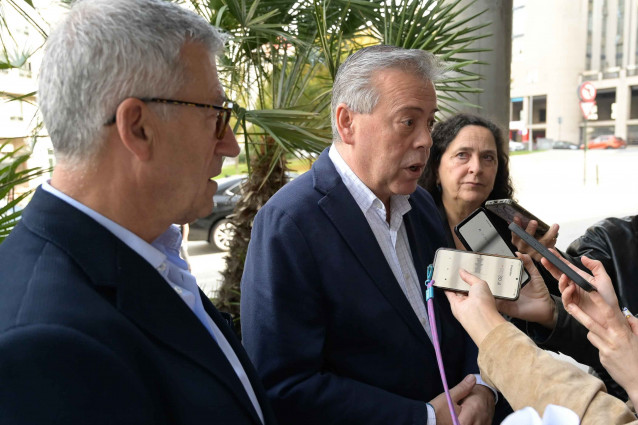 Caamaño, en declaraciones a los medios.