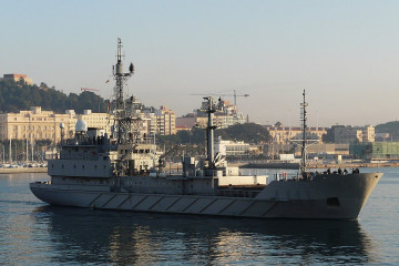 Buque colector de Inteligencia de la Armada Española Alerta (A 111) Por Antonio Galán Cees, Cartagena , CC BY SA 30