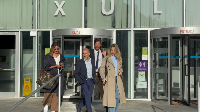 El alcalde de Ourense, Gonzalo Pérez Jácome, a la salida de los Juzgados en Ourense