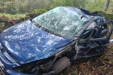 Vehículo del accidente.