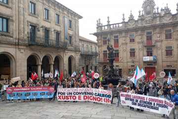 Manifestación CIG-Ensino
