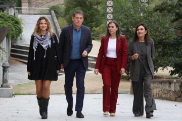 El secretario xeral del PSdeG, José Ramón Gómez Besteiro, en Ourense.