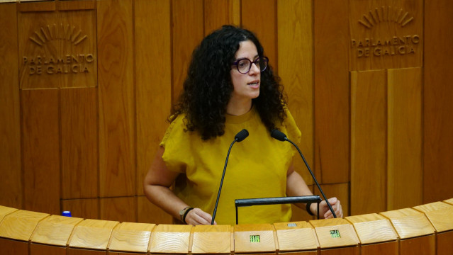La portavoz de Facenda del BNG, Noa Presas.