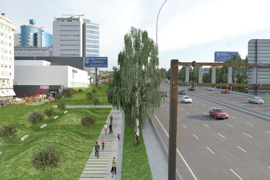 Archivo - Proyecto de remodelación de la avenida Alfonso Molina, en A Coruña