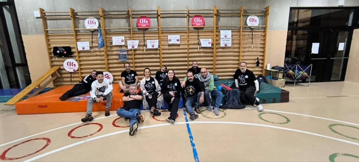 Protesta en el CEIP Amaredo Barroso de Ourense