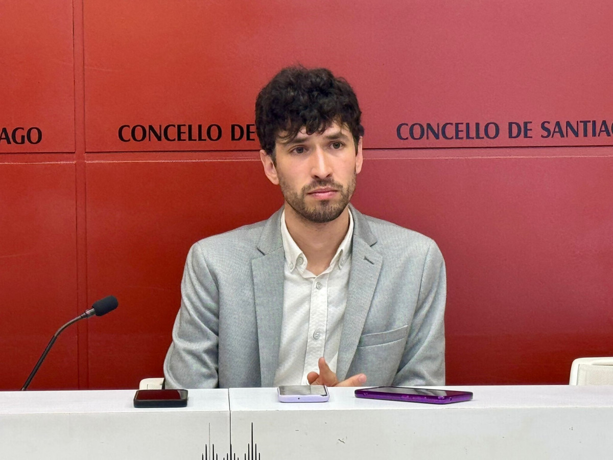 Archivo - El concejal de Urbanismo del Ayuntamiento de Santiago, Iago Lestegás