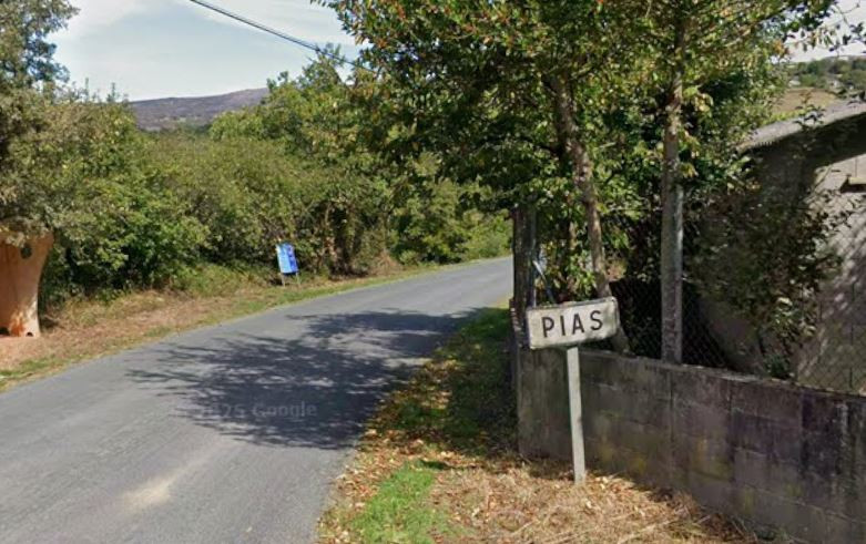 Pias, Maceda, en una imagen de Google Street View