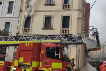 Incendio Pontepedriña Santiago