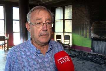 El gerente de Prodeme, Julio Cortiñas, en una entrevista a Europa Press, en Monforte de Lemos (Lugo)
