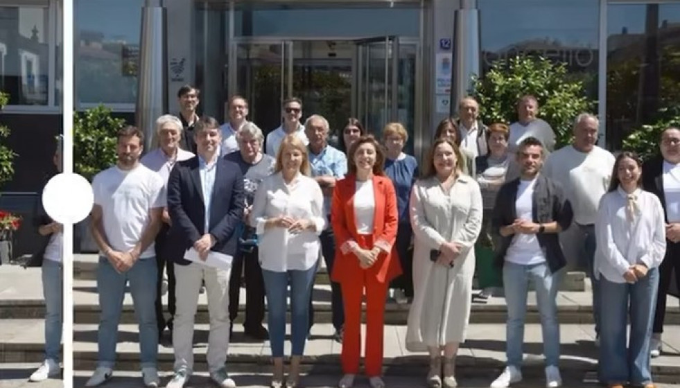 Captura de pantalla del vídeo del PPdeG sobre la supuesta manipulación de la foto en Salceda de Caselas