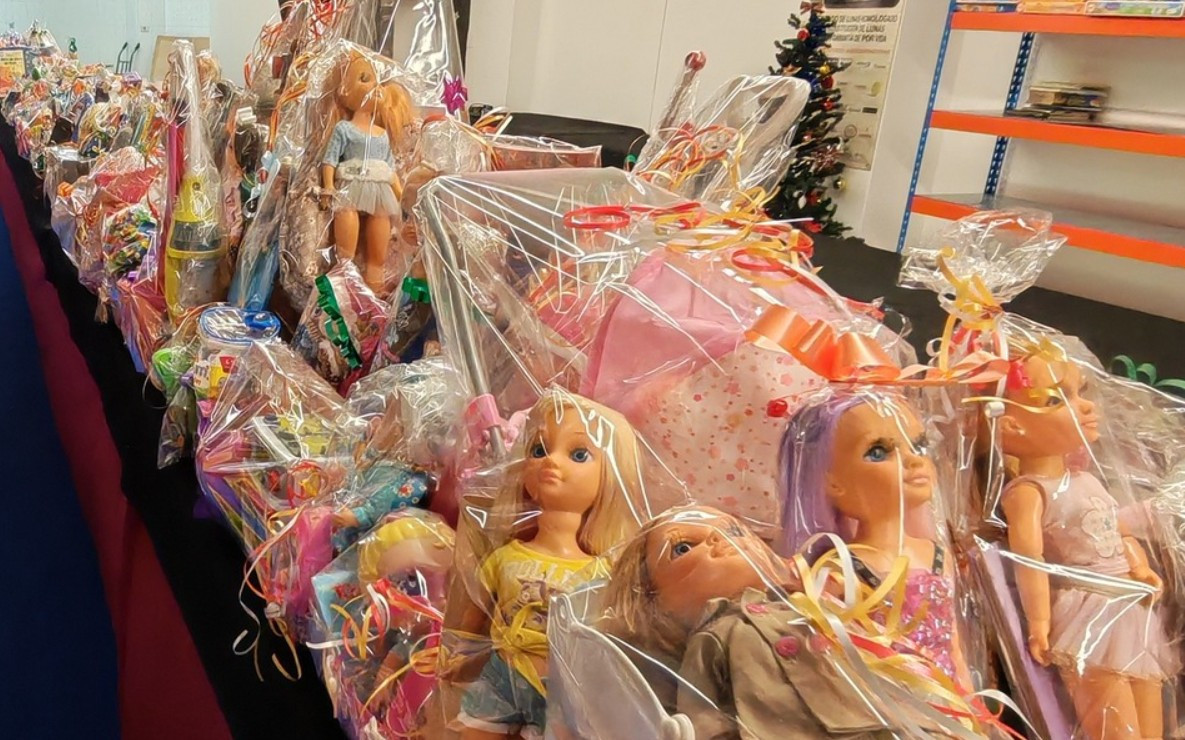 Juguetes recogidos en la campau00f1a Cada Niu00f1o un Juguete