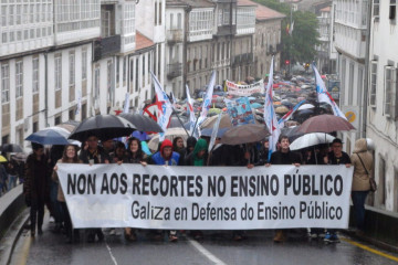 Protesta enseñanza profesores