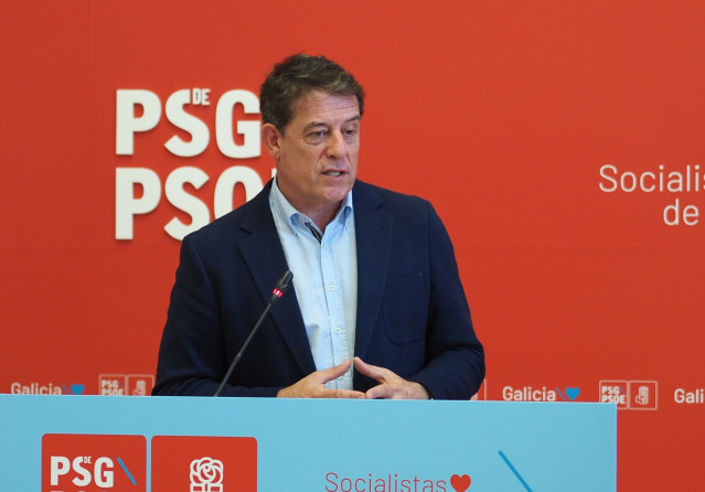El secretario xeral del PSdeG, José Ramón Gómez Besteiro