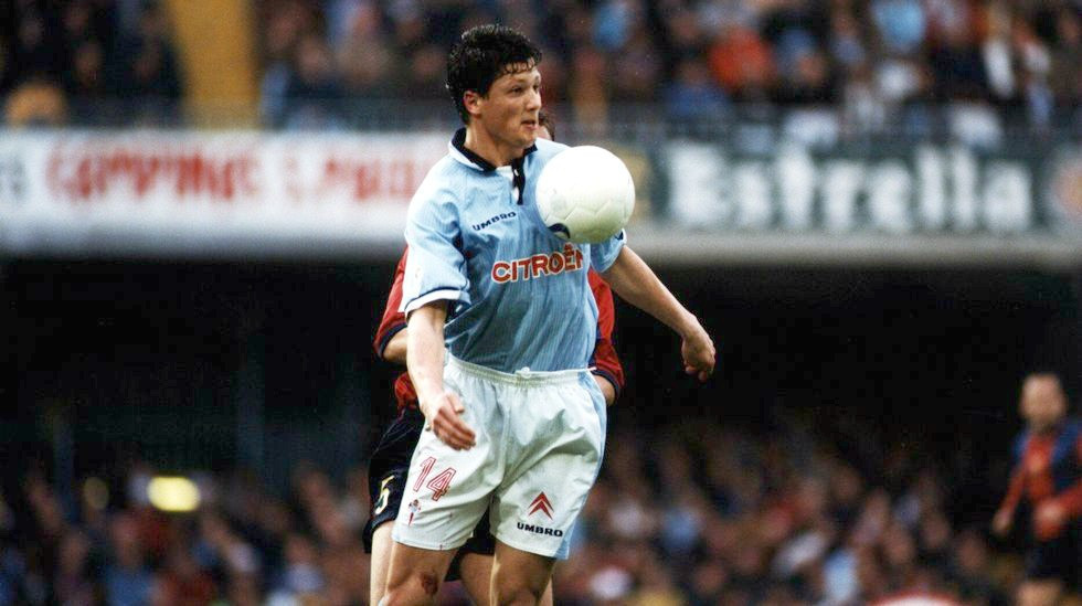 Lubo Penev en el Celta en una imagen de