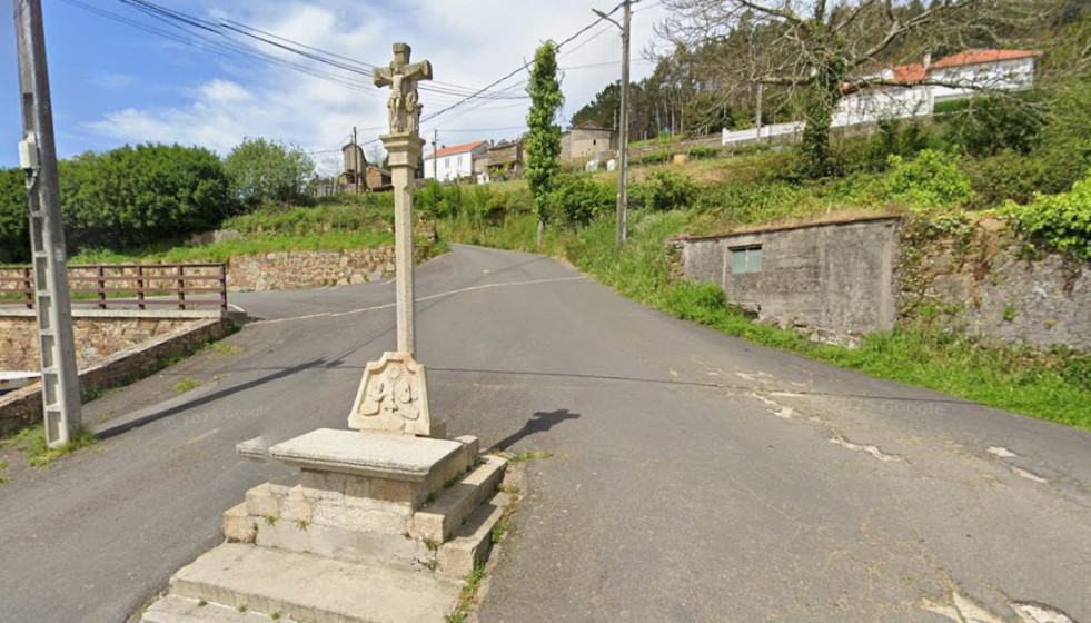 La AC 429 en Cesullas en una imagen de Google Street View