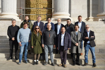 Representantes de A Mesa e o BNG entre os promotores da Lei no Congreso
