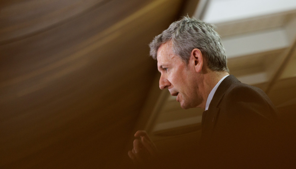 El presidente de la Xunta, Alfonso Rueda