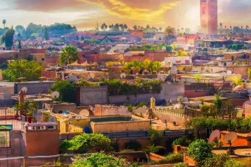 Marrakech en una foto de la Unesco