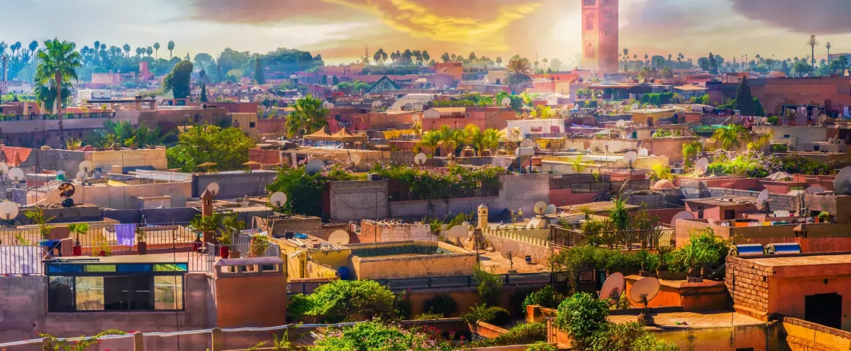 Marrakech en una foto de la Unesco