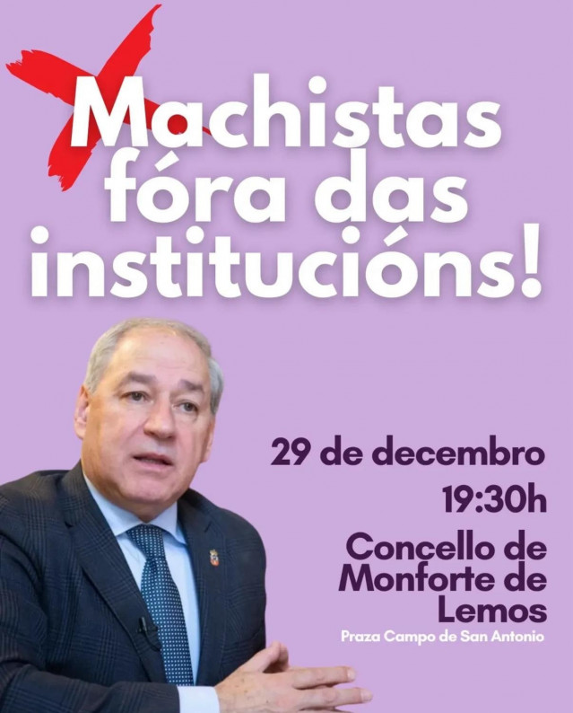 Imagen del cartel de la manifestación.