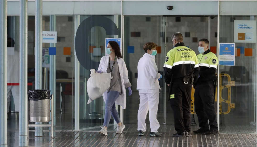 Seguridad privada en hospital