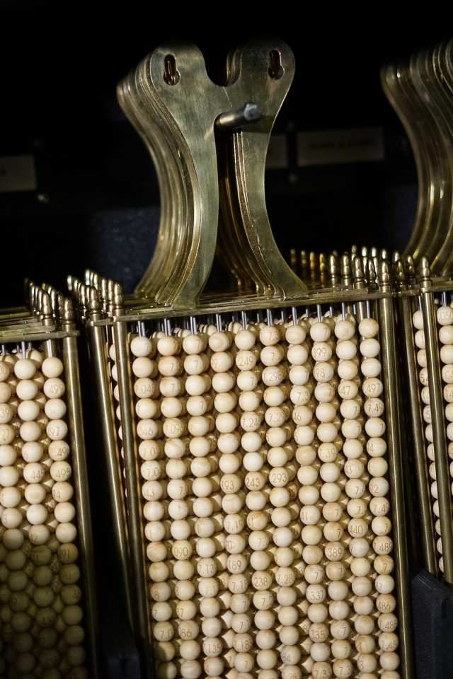 Bolas del sorteo de Lotería de Navidad